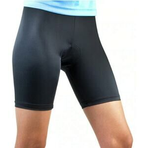 Aero‎ Tech Designs Cycle Wear Black Gel Padded Cycling Shorts Size Large